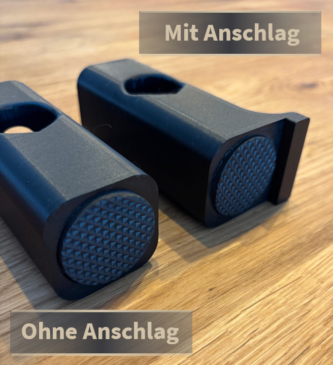Darstellung der Ausführung mit Anschlag